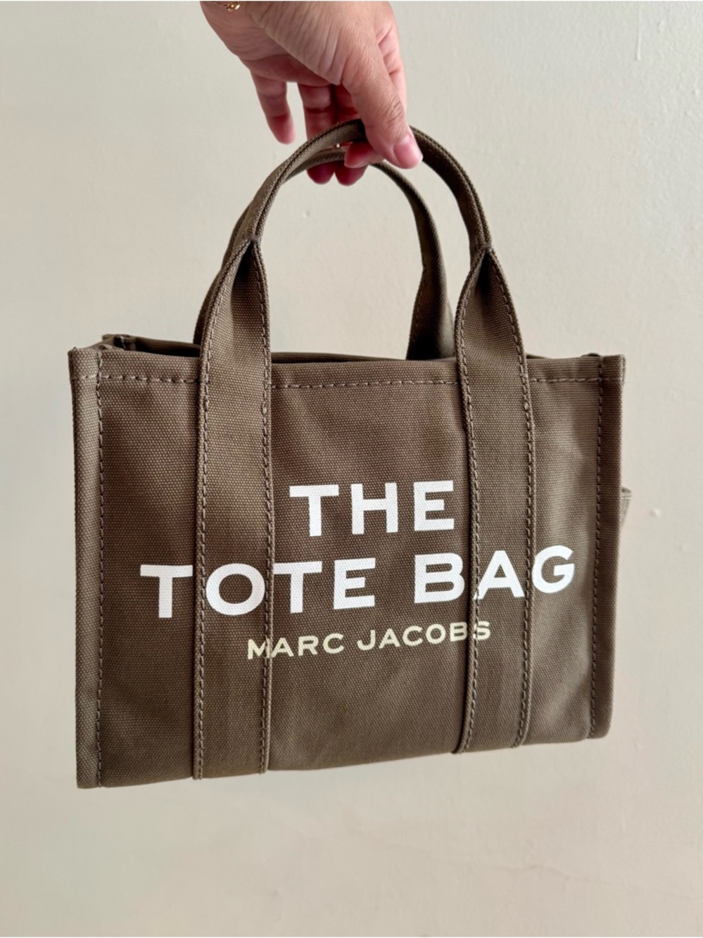 MARC JACOBS The Canvas Small Tote Bag - Slate Green